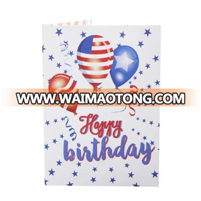 Shinning LED Light And Music Birthday Invitation Card