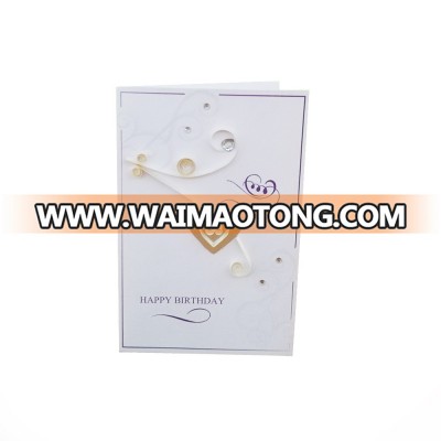 Hot Foil Roll Paper Birthday Handmade Greeting Card