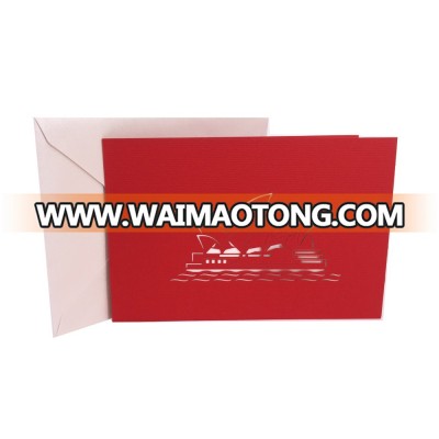 Personalized 3D Greeting Card 90 Degree Building Pop Up Card