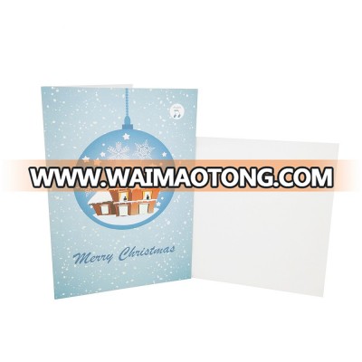 Merry Christmas Musical Greeting Card With LED Lights