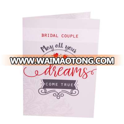 OEM Hot Sale Wedding Greeting Card Fiber Music Invitation Card