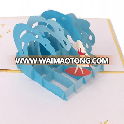 China Supplier Customize Laser Cut Greeting Card Printing