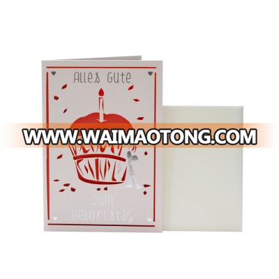 New Arrivals Handmade Flat Laser Cut Birthday Invitation Card