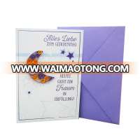 Customized Roll Paper Any Shape Birthday Invitation Card